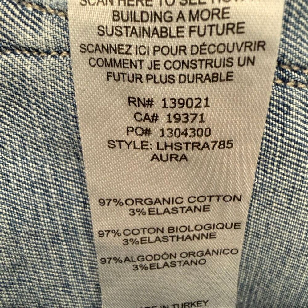 FRAME Le High Straight Degradable in Aura size 29 - Picture 5 of 5